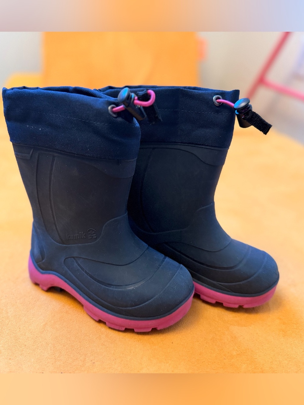 Kamik Snobuster 2 Insulated Rubber Boots for Toddler Girls